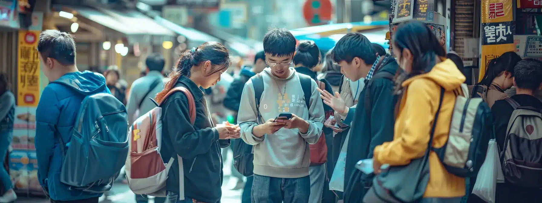 a diverse group of cryptocurrency traders eagerly discussing eligibility criteria for the suilend token airdrop in a bustling market setting.