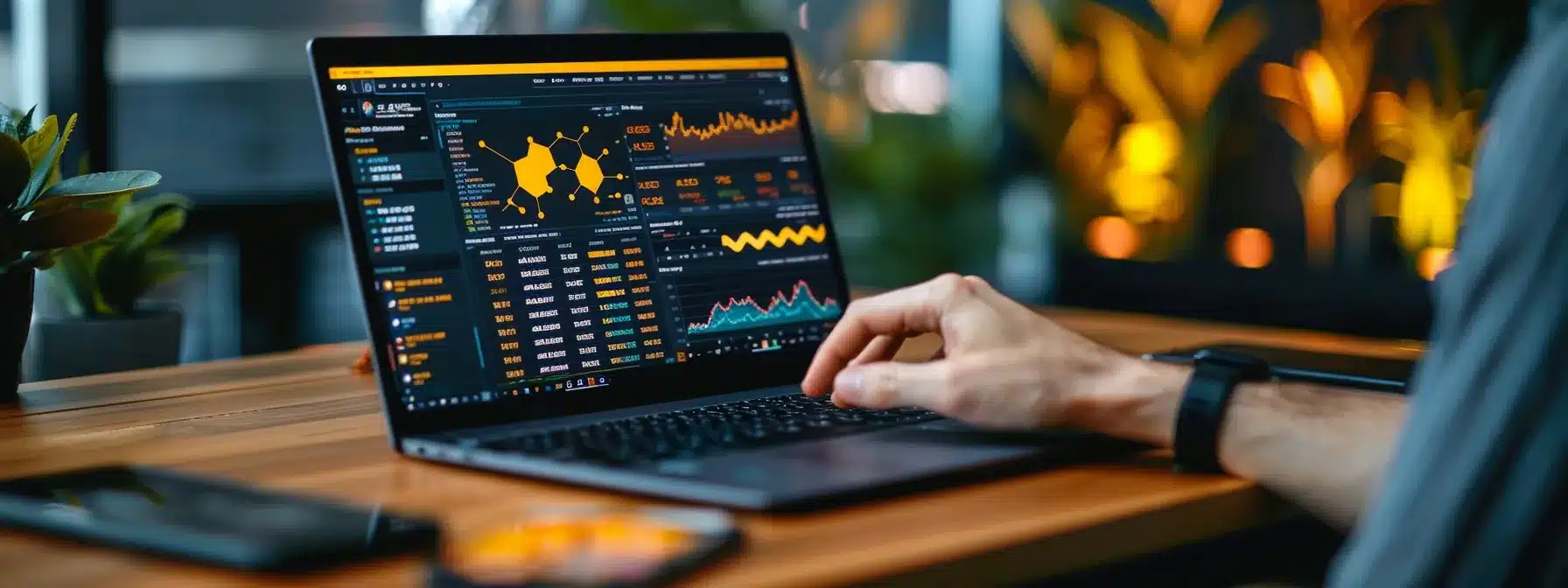 a person setting up a metamask wallet on a laptop, with a focused expression, surrounded by open tabs showing research on purchasing blum tokens on binance.